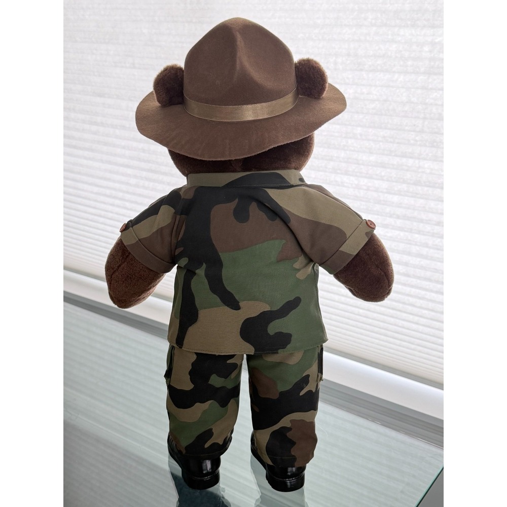 Bear Forces of America US Army Teddy Bear 21" Made in USA Military Camo Rare - Picture 3 of 16